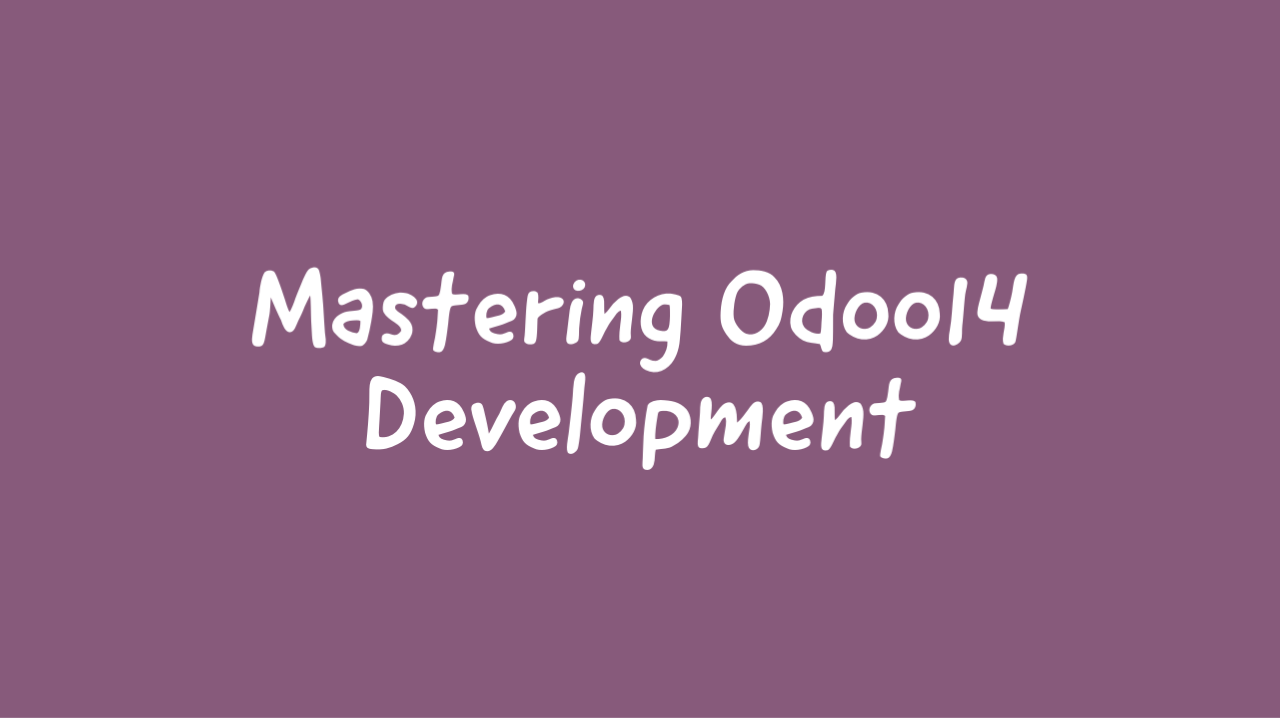 Odoo 14 Developement